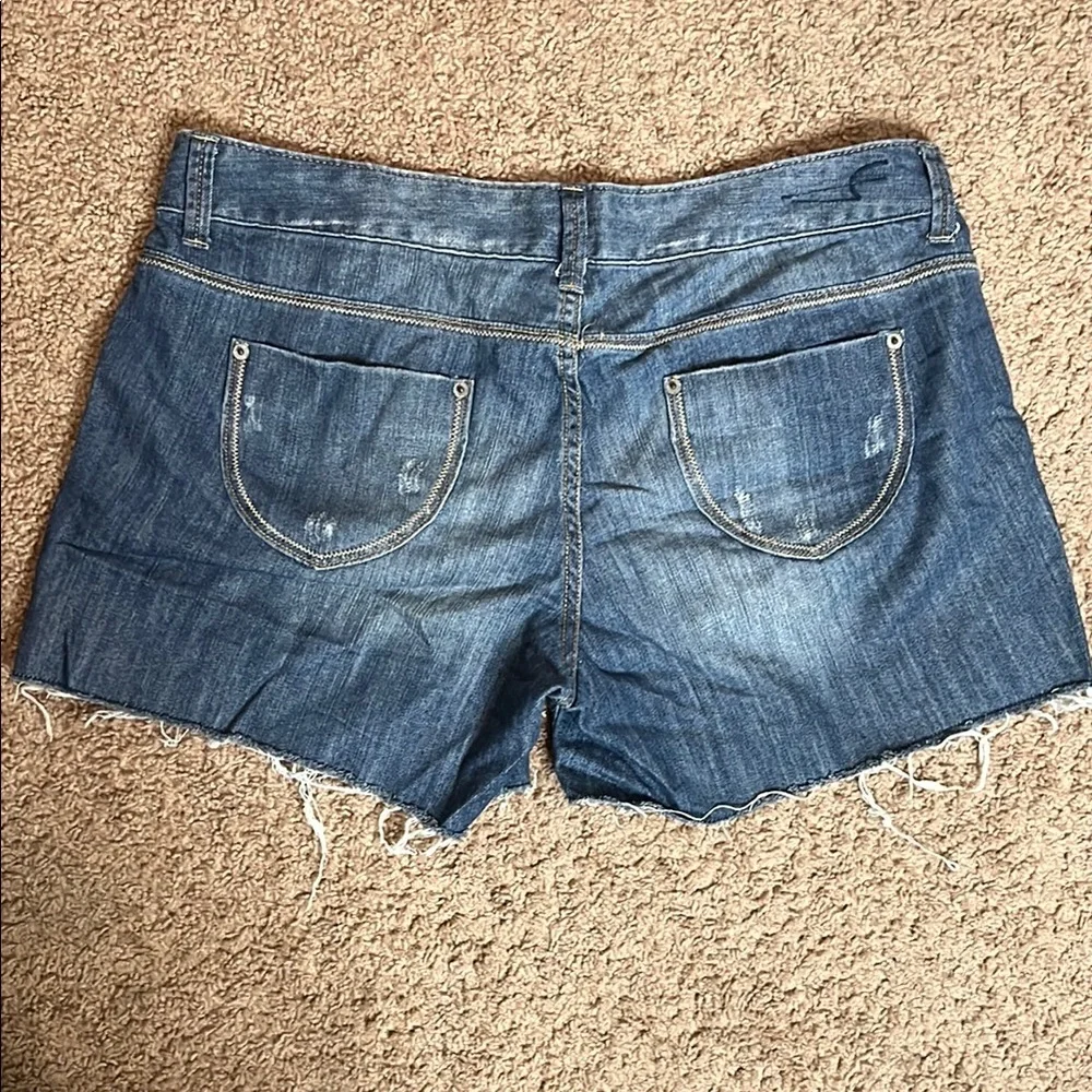 American Eagle Outfitters Slight Distressing Denim Shorts - Picture 5 of 7